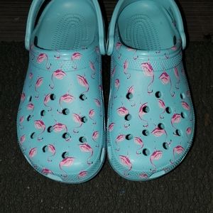 Flamingo crocs